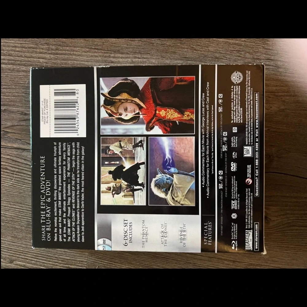 Star Wars Blu-ray DVD Set